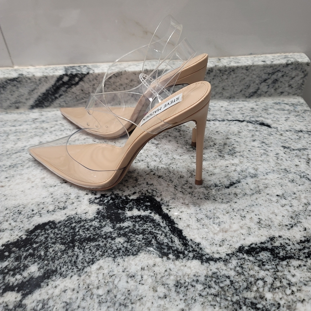 Steve Madden Vienne Clear Pointed Toe Stiletto Pu… - image 7
